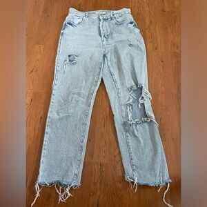 Pac sun high rise straight leg jeans